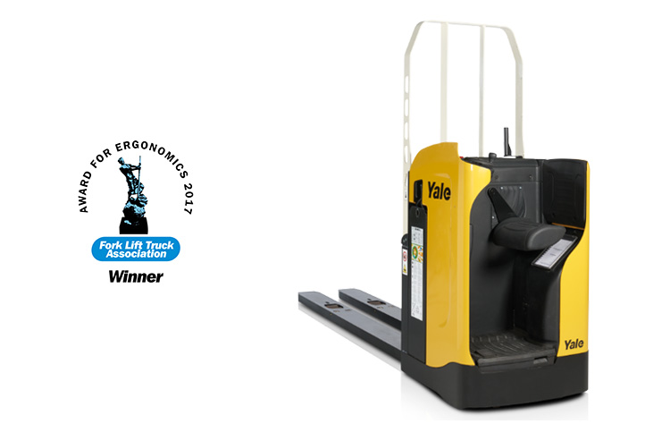 MP20-25T: il transpallet Yale premiato per l&rsquo;ergonomia